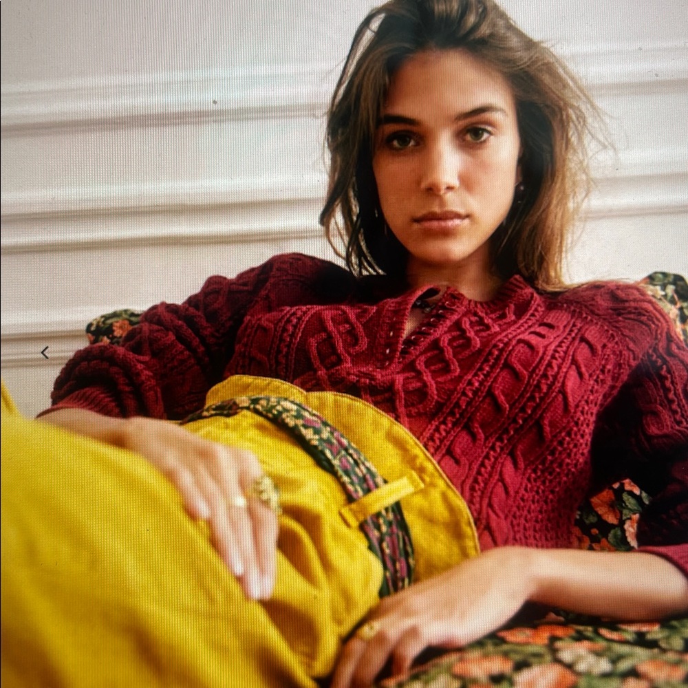 Sezane Cherry Bree Junper - Small